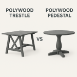 Polywood Trestle vs Pedestal